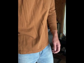 country trunk undresses and rubs his meat