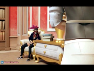 League Of Legends porn (Ahri and Akali were called to the casting)