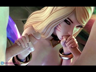 League Of Legends porn (Ahri and Akali were called to the casting)
