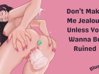 Jealous Dom GF Soaks Your Cock | f4m audio roleplay gf