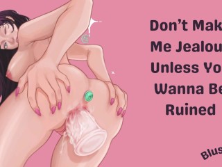 Jealous Dom GF Soaks Your Cock | f4m audio roleplay gf