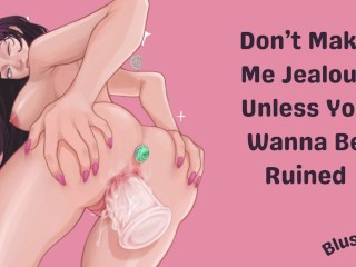 Jealous Dom GF Soaks Your Cock | f4m audio roleplay gf