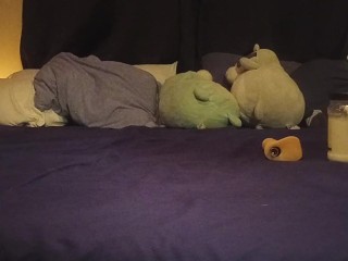 Upskirt no panties and frilly socks. came so hard