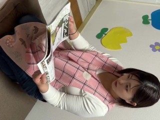 保育士のムチムチ黒髪20代女子が職場で仕事中ガン突きバックSEX｜日本人,素人,個撮,POV