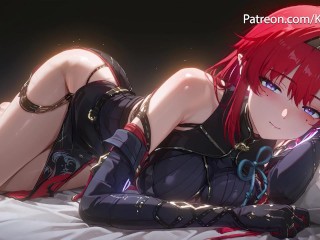 Hot Anime Girl Yinlin Gets Naked, Blowjob and Creampie – Uncensored Hentai