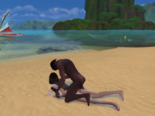 Hardcore sex on vacation at the seaside. NSFW Sins 4 animation. Created in The Sims 4.