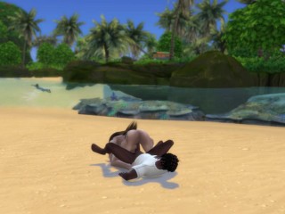 Hardcore sex on vacation at the seaside. NSFW Sins 4 animation. Created in The Sims 4.