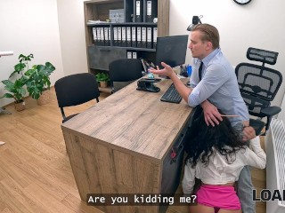 LOAN4K. Secret sex between slutty Boss and her naughty manager on the office table