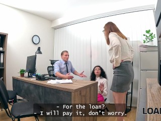 LOAN4K. Secret sex between slutty Boss and her naughty manager on the office table