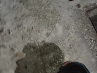 Raw Street Fuck with Vince Karter : Public BJ, Doggystyle & Cum in My Mouth