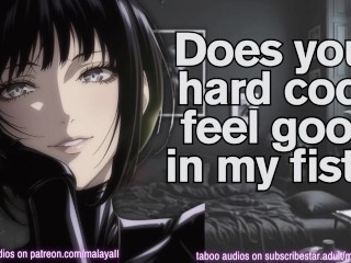 A Handjob in the Dark ASMR Erotic Roleplay reacharound handjob whispers