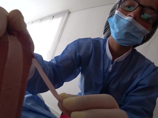 Juicy Nurse seduced patient inro ANAL SEX