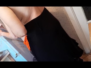 Milf pinned me hard against the fridge and fucked me hard - Lesbian_illusion