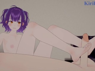 Nanase Suzuna and I have intense sex in the bedroom. - Nijisanji VTuber Hentai