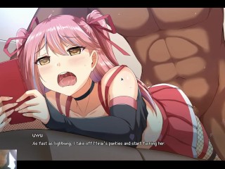 FUCKING A SEXY IDOL WHILE SHE PLAYS - PEEPING DORM MANAGER