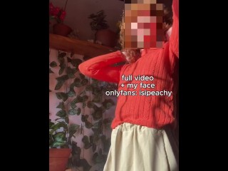 Dancing, Stripping, And Cumming: Redhead Slowly Undresses And Touches Herself Just For You