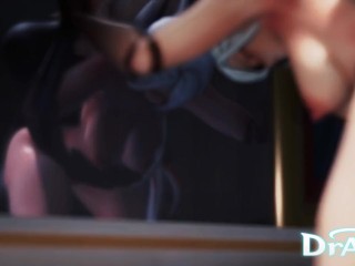 Arlecchino gets her ass and face fucked by a Hilichurl - Genshin Impact 3D Animation Interracial Sex