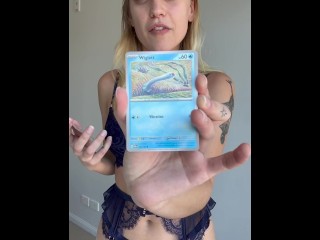 Lingerie Pokemon Card Pulls Day 3 - Paradox Rift booster pack