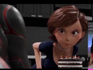 Big Boobs Elastigirl gangbang . The Incredibles Hentai