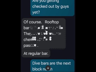 "Happy Father's Day"-Real Cheating Wife texts hubby bragging about fucking guy from bar Sat. night