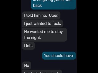 "Happy Father's Day"-Real Cheating Wife texts hubby bragging about fucking guy from bar Sat. night