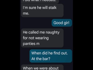 "Happy Father's Day"-Real Cheating Wife texts hubby bragging about fucking guy from bar Sat. night