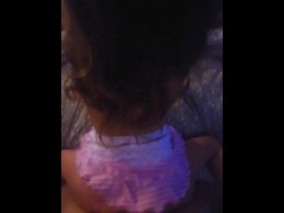 Pink Polka Dot strip tease and a happy ending