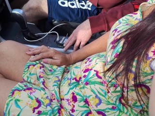 Amateur wife goes car dogging. Picks up strange guy in public to fuck and cum inside her.