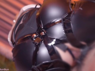 【ゼン◯ロ　イヴ◯ン💛】「子宮壊れるうぅ♡♡」ローション手コキ素股射精管理えっち♡肉バ◯ブにしようとしたら寝バックオホイキ雌堕ち💛