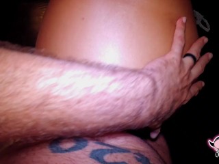 PAWG MILF takes dick from her younger man until he gives her a much needed Creampie