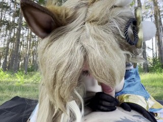 Miss Hina Cosplay in the Forest (Genshin Impact) – Fantasy Becomes Reality