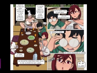 Okarun y Aira pelean por unas bragas y terminan follando - Dandadan Hentai