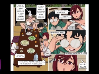 Okarun y Aira pelean por unas bragas y terminan follando - Dandadan Hentai