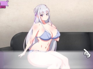 WaifuHub - Part 21 - Emilia Sex Interview Re Zero By LoveSkySan69
