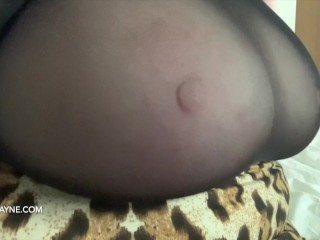 BBW MILF's Big Tits Tease in Sheer Perfection – Watch Me Rub and Reveal Slowly