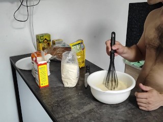 Оладьи из манки и какао