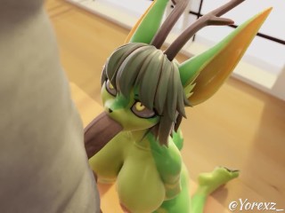 Natsu gets cum in mouth