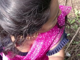 Cum in mouth and doggy style position fuck in jungle