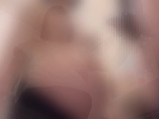 【ボテ腹】久しぶりに彼ちんぽしゃぶって、体に精子ぶっかけてもらった💕