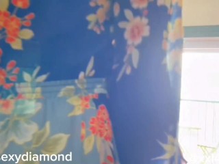 XXL dick transgirl fucks an innocent hotel guest