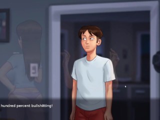 Debbie Entered While I Was Watching Porn and Jerking Off(18+) - Summertime Saga New Update