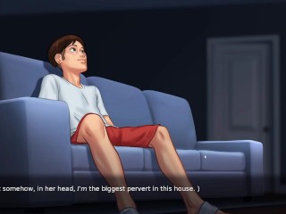 Debbie Entered While I Was Watching Porn and Jerking Off(18+) - Summertime Saga New Update