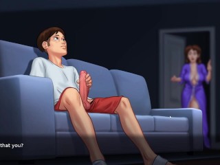 Debbie Entered While I Was Watching Porn and Jerking Off(18+) - Summertime Saga New Update