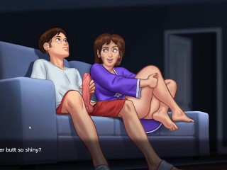 Debbie Entered While I Was Watching Porn and Jerking Off(18+) - Summertime Saga New Update