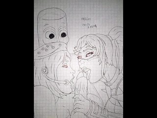 Kapella y Iris chupando la verga de Tung Tung Sahur 🍌