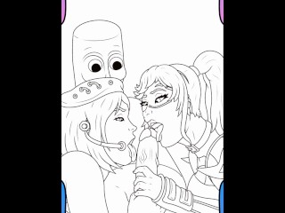 Kapella y Iris chupando la verga de Tung Tung Sahur 🍌