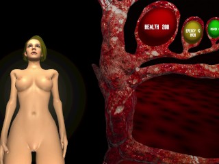 two alien monsters fuck a cute schoolgirl in all holes. female voice