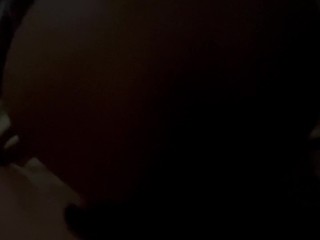 We start in bed and she ends up putting it in her anus.