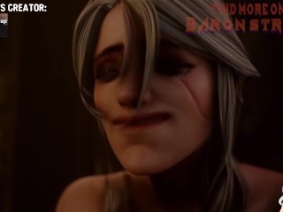 Lesbians torture each other by tickling each other's feet (BaronStrap animation) - Jazziuu