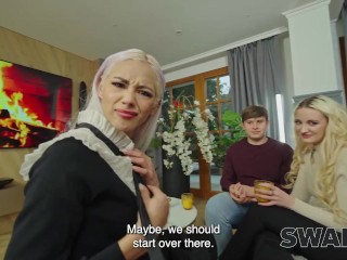 SWAP4K. 3,2,1, THREESOME BANG!